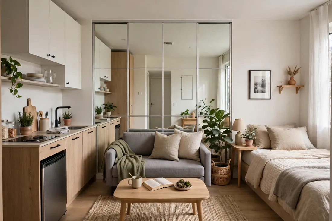 Mirror wall