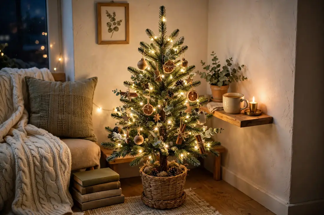 Pre-lit small tree