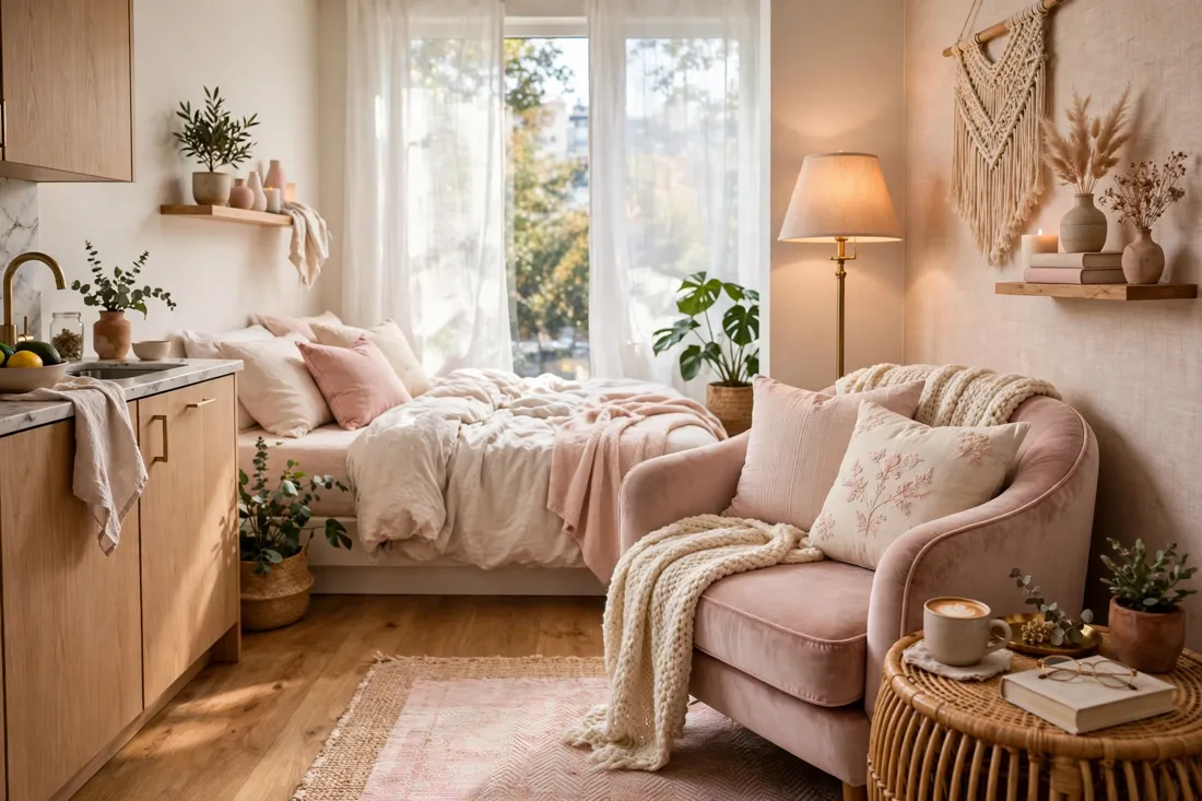 Cosy reading corner