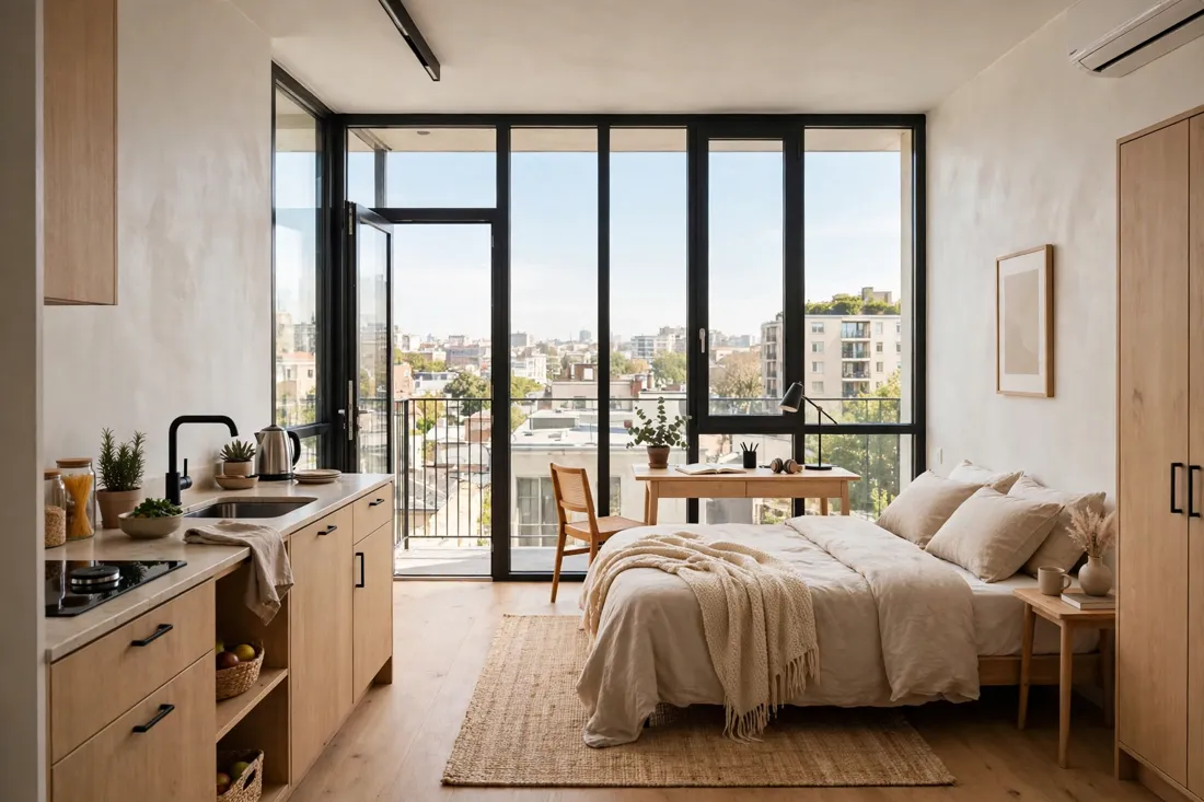 Window-focused floor plan