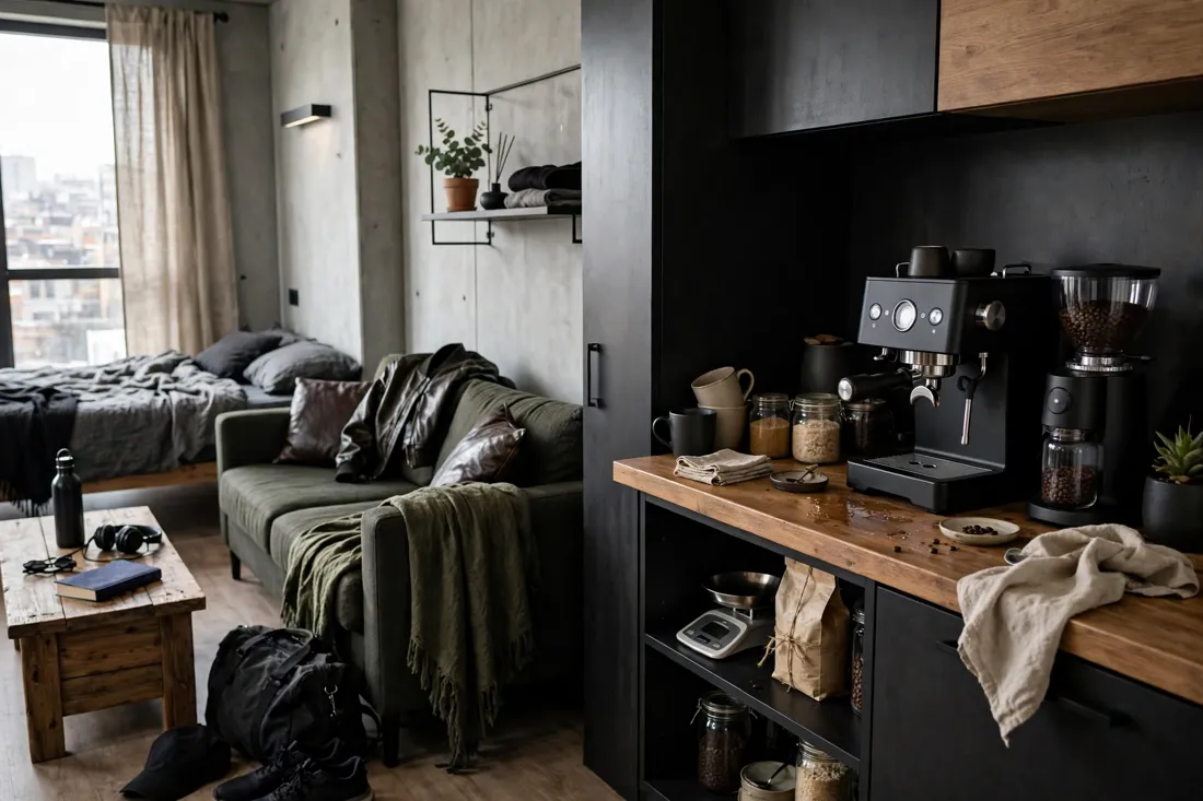 Coffee bar corner