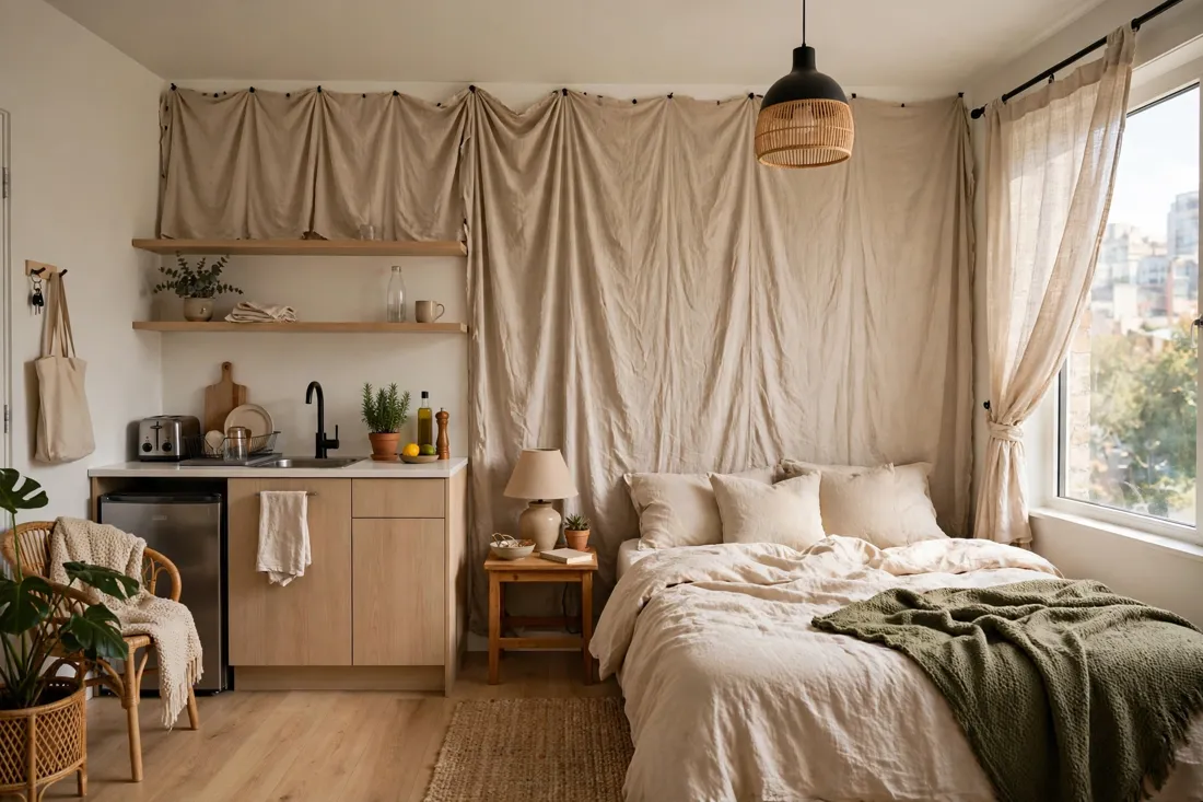 No-paint accent wall