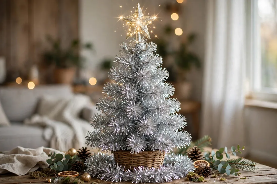 Tinsel star tree