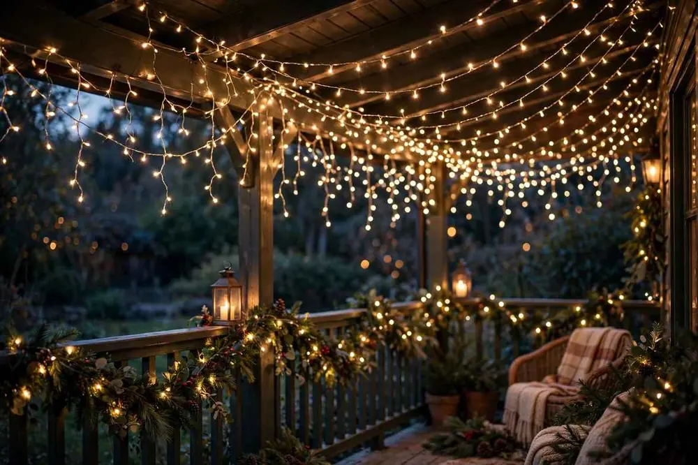 Twinkling Fairy Light Canopy