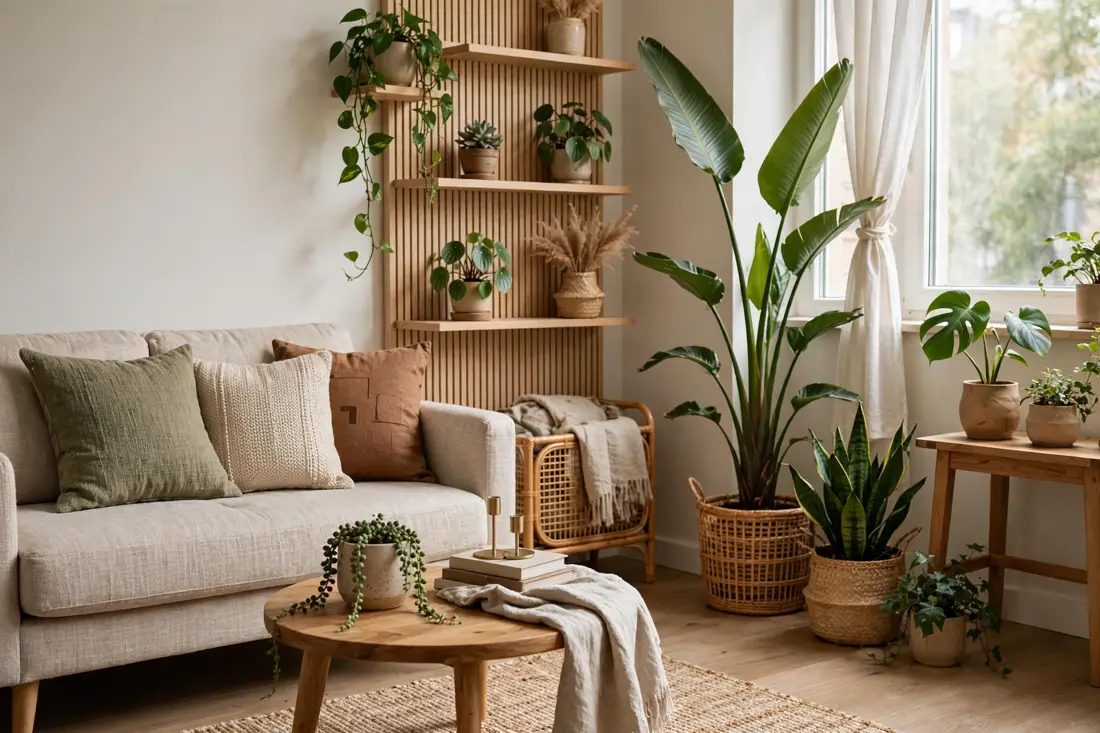 Small apartment indoor plants