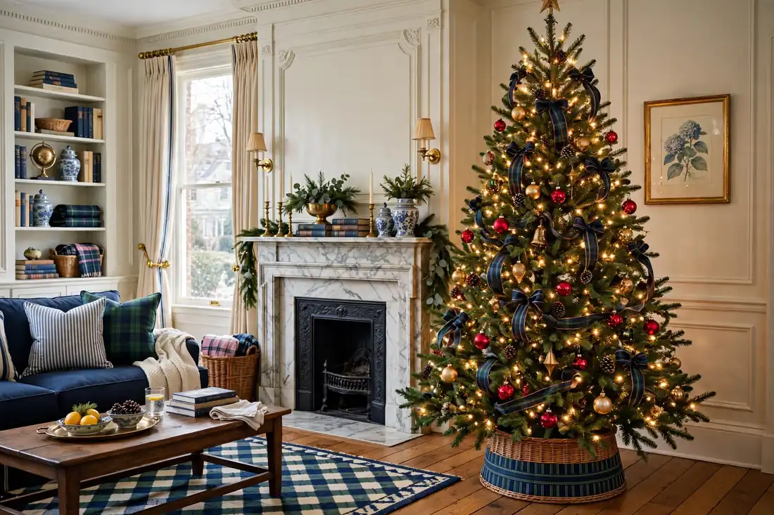 Elegant tree in living room