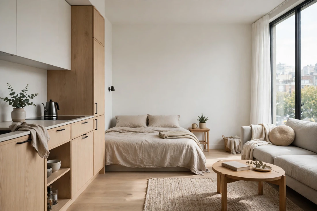 Minimalist studio