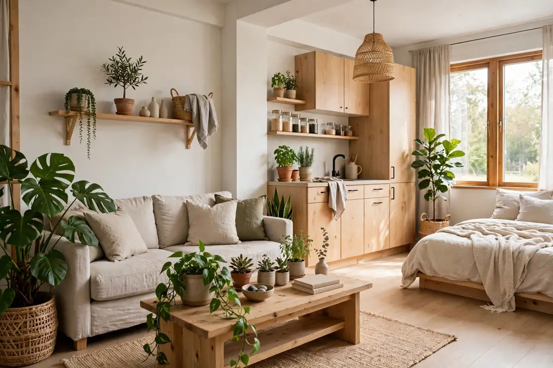 Plants in scandi style