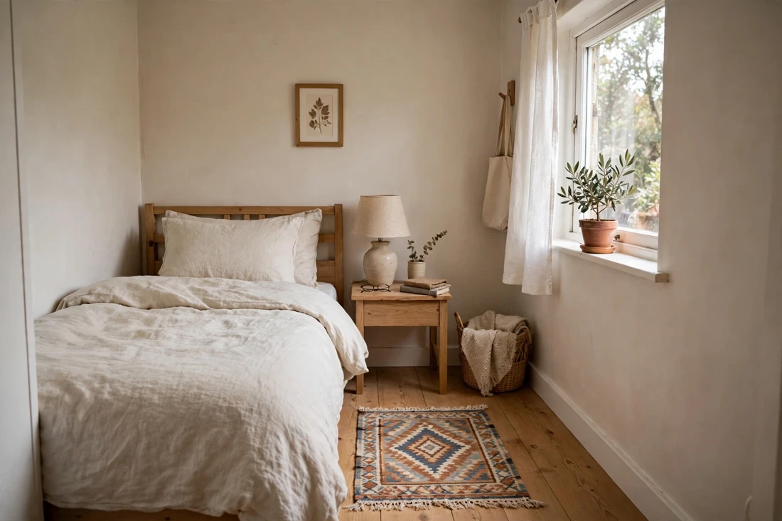 Small rug for small bedroom