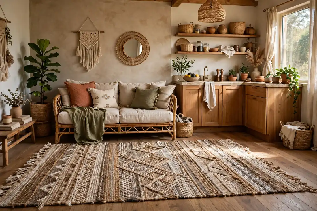 Textured rug