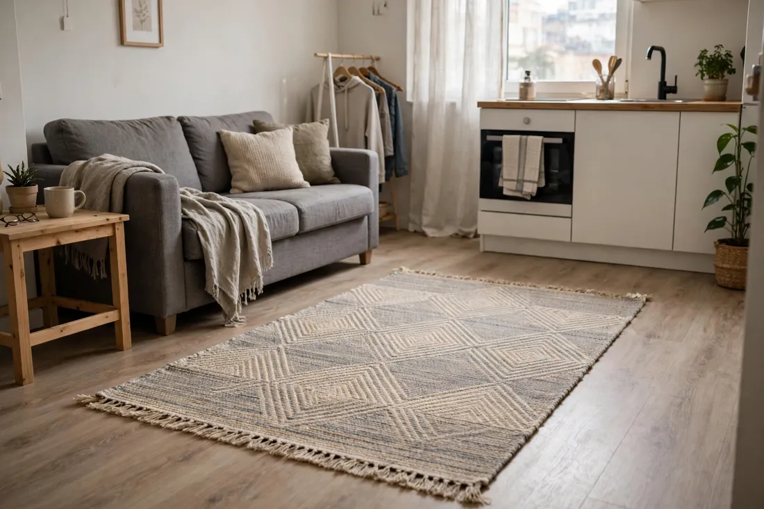 Studio apartment budget rug