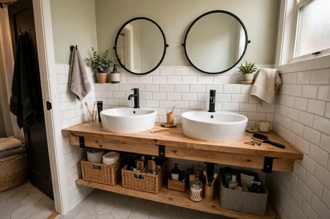 Double vanity hack