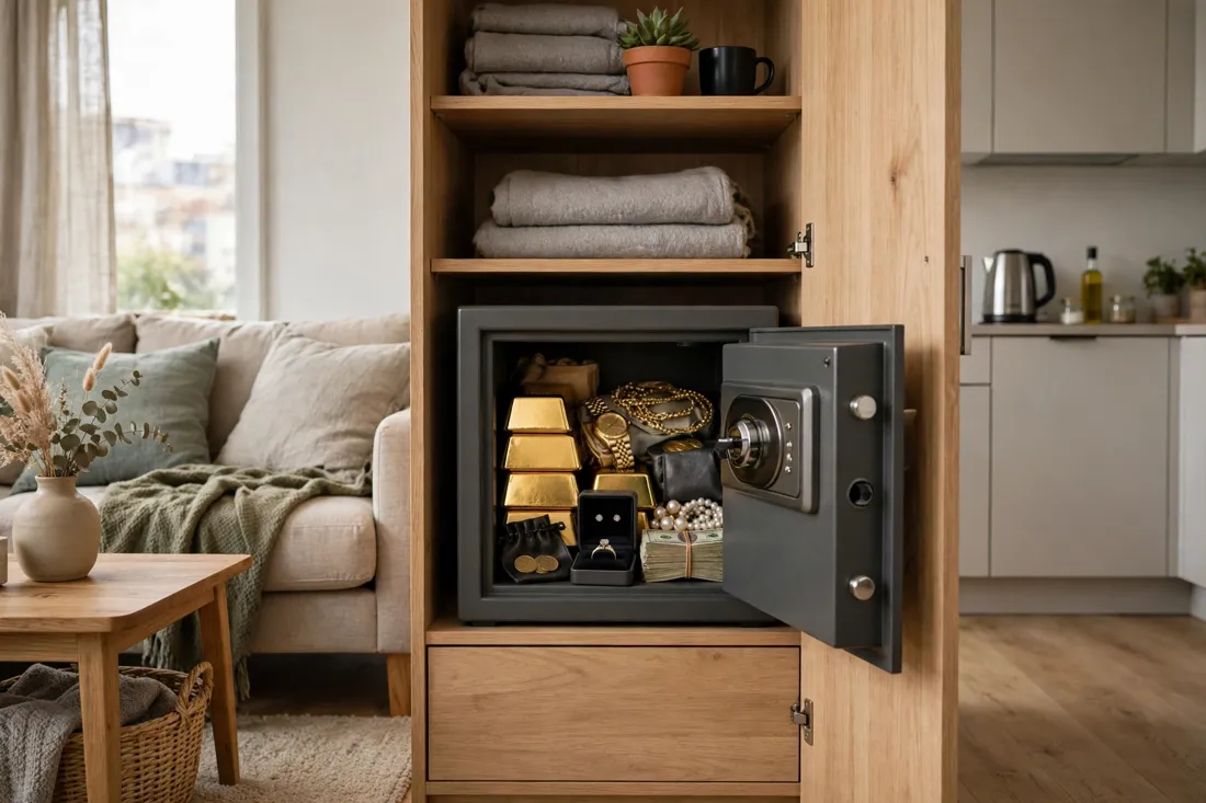 Studio apartment hide valuables tip