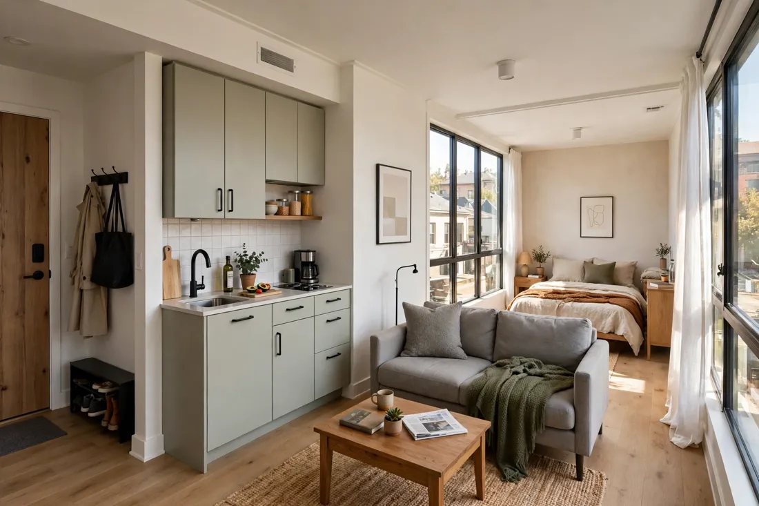 Modern narrow layout