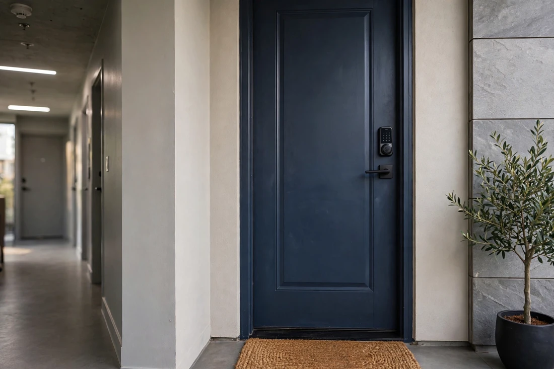 Airbnb studio smart lock entry