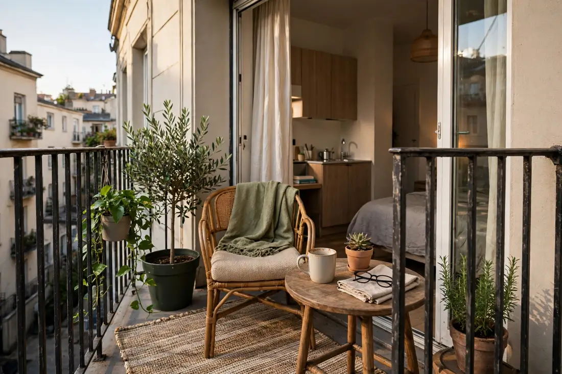 Balcony renter setup