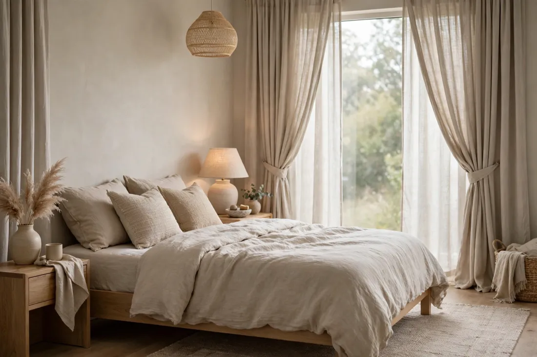 Neutral curtain panels