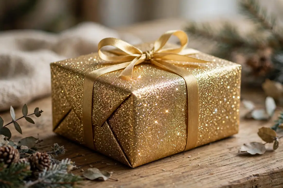 Glitter wrapping