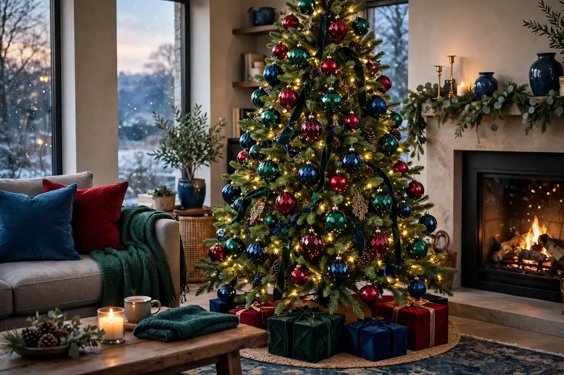 Jewel tone tree
