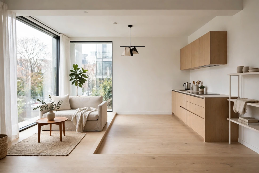 Open floor space