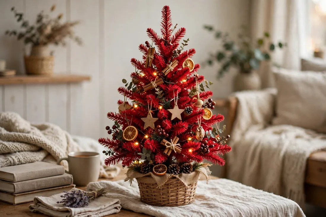 Red small tree