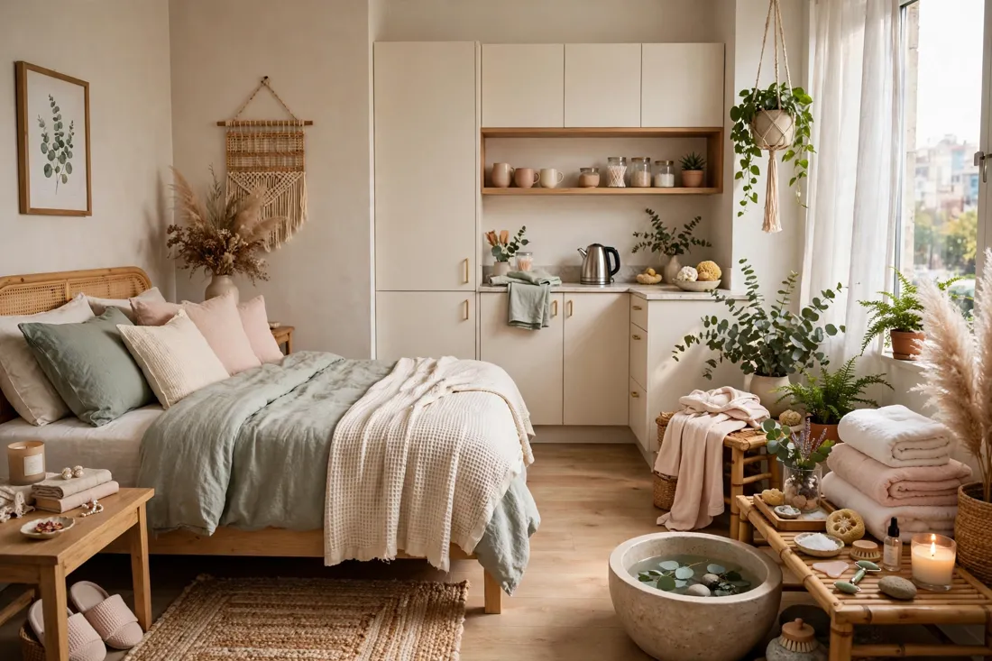 Personal spa corner