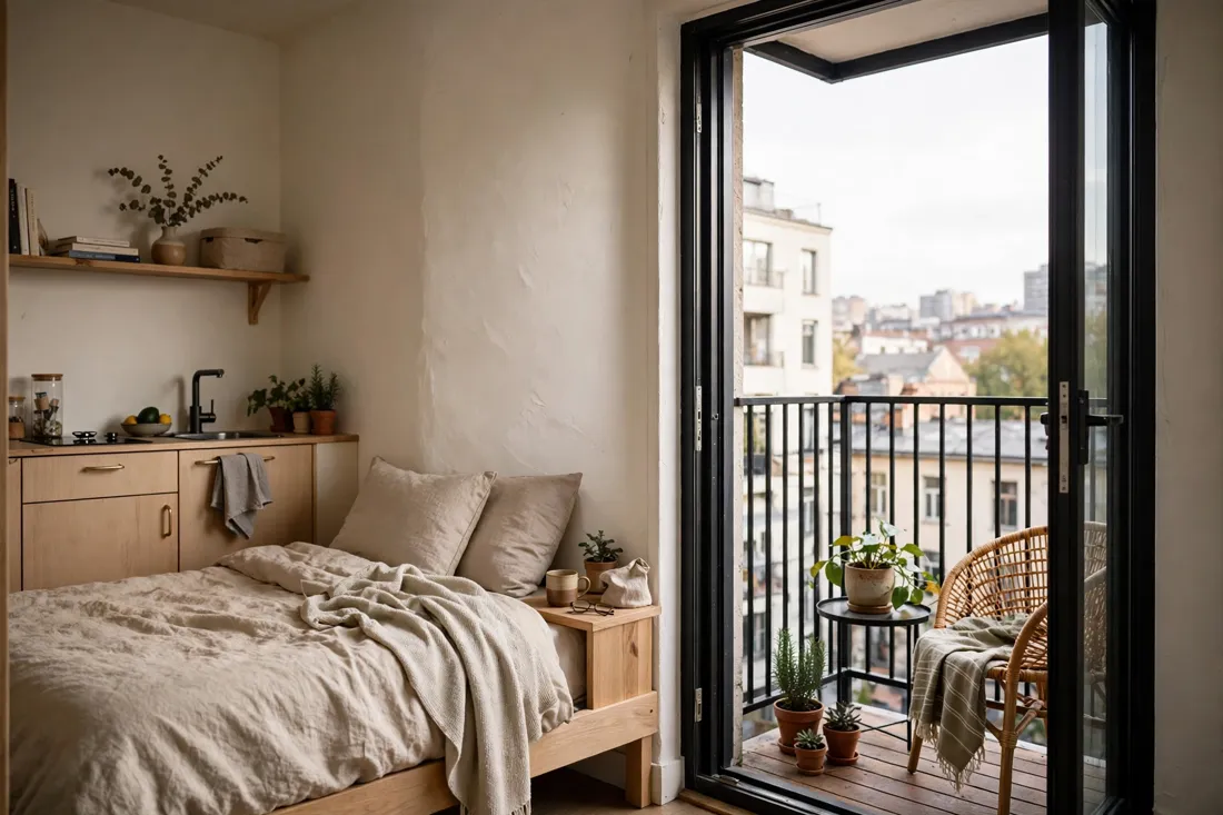 Balcony corner