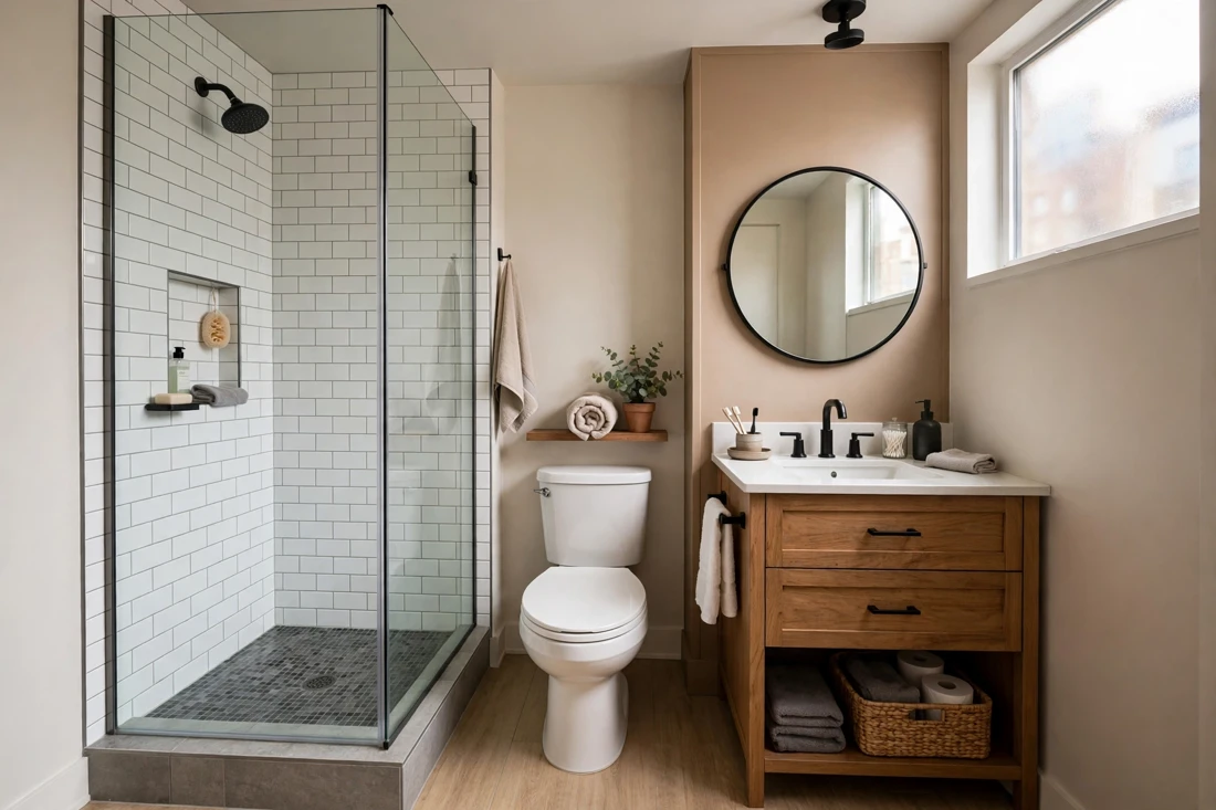 Bathroom layout