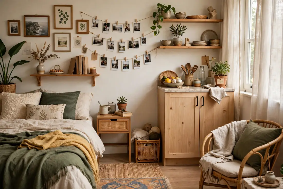 Studio apartment personal touches tip
