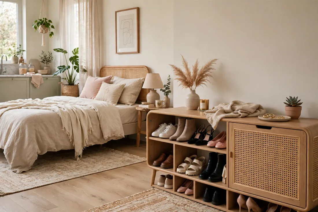 Stylish shoe storage