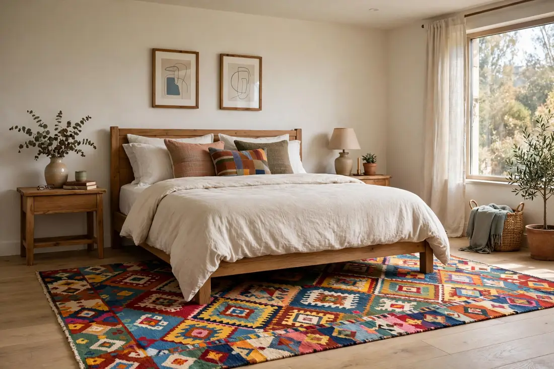 Multicolor rug color