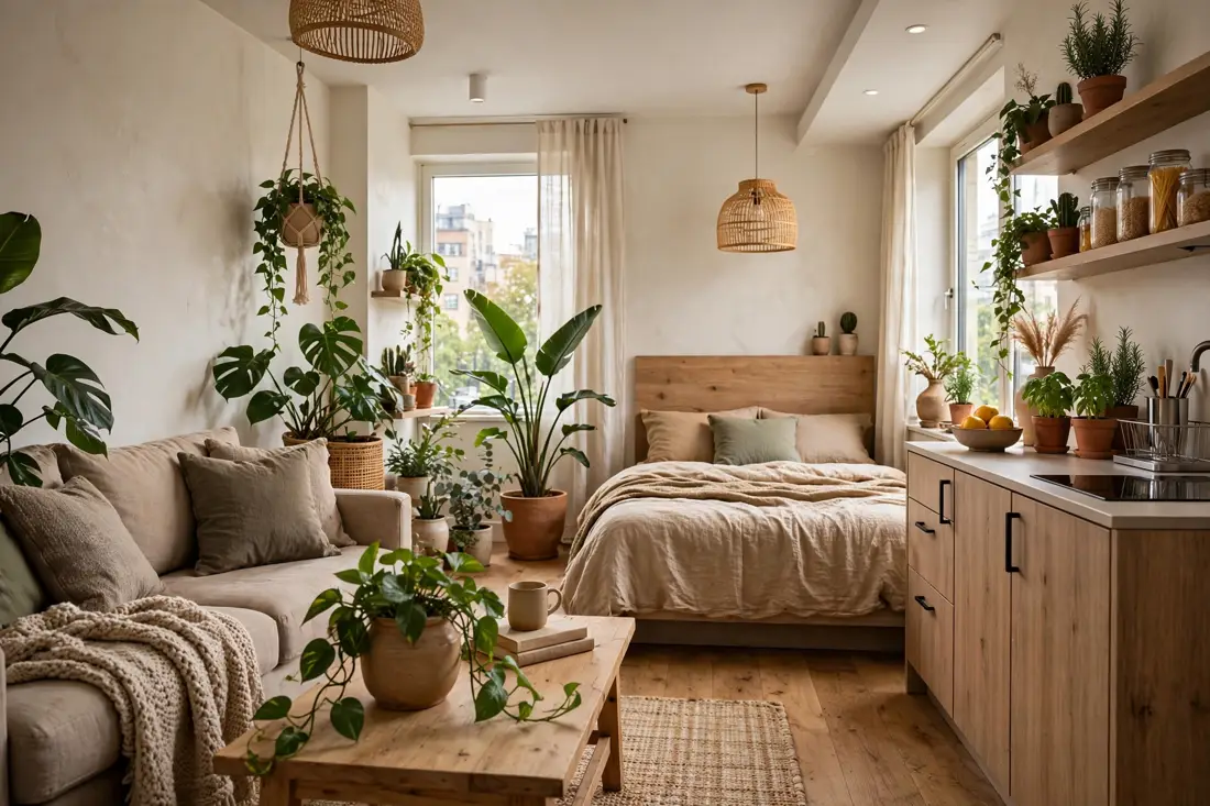 Studio apartment plants tip