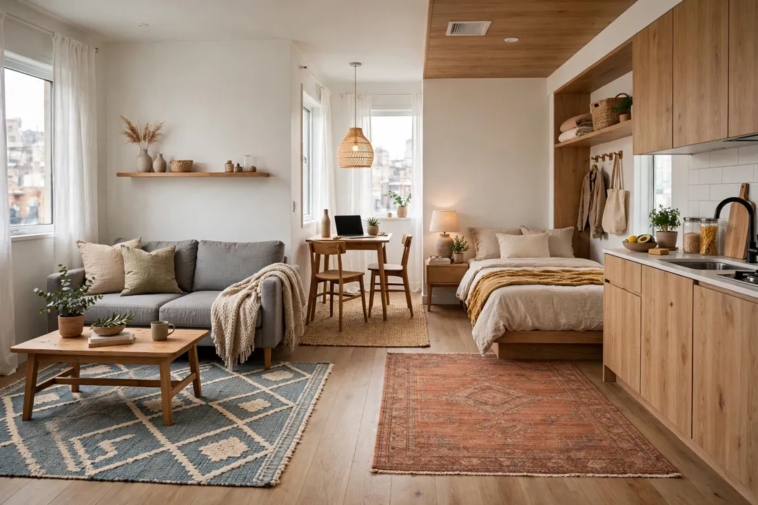 Functional rug zones