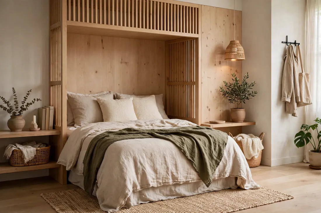 Studio apartment bed nook tip