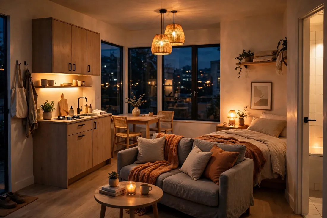 Evening small glow