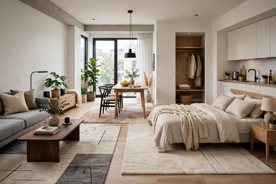 Modern rug zones