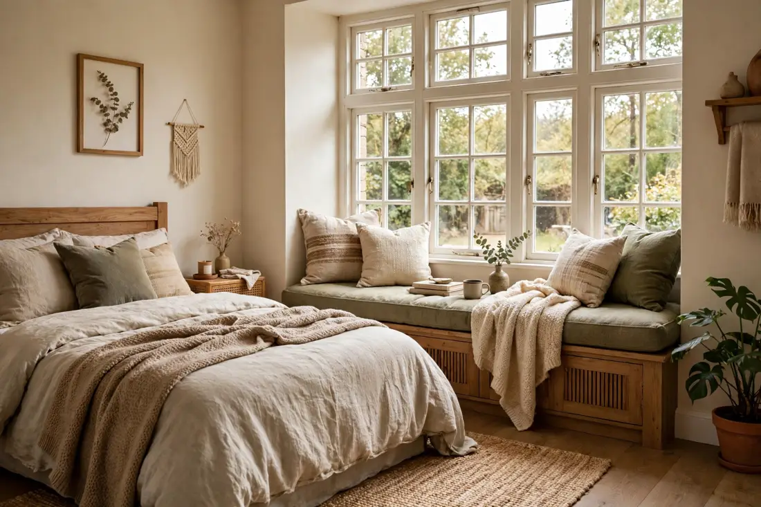 Cozy window seat