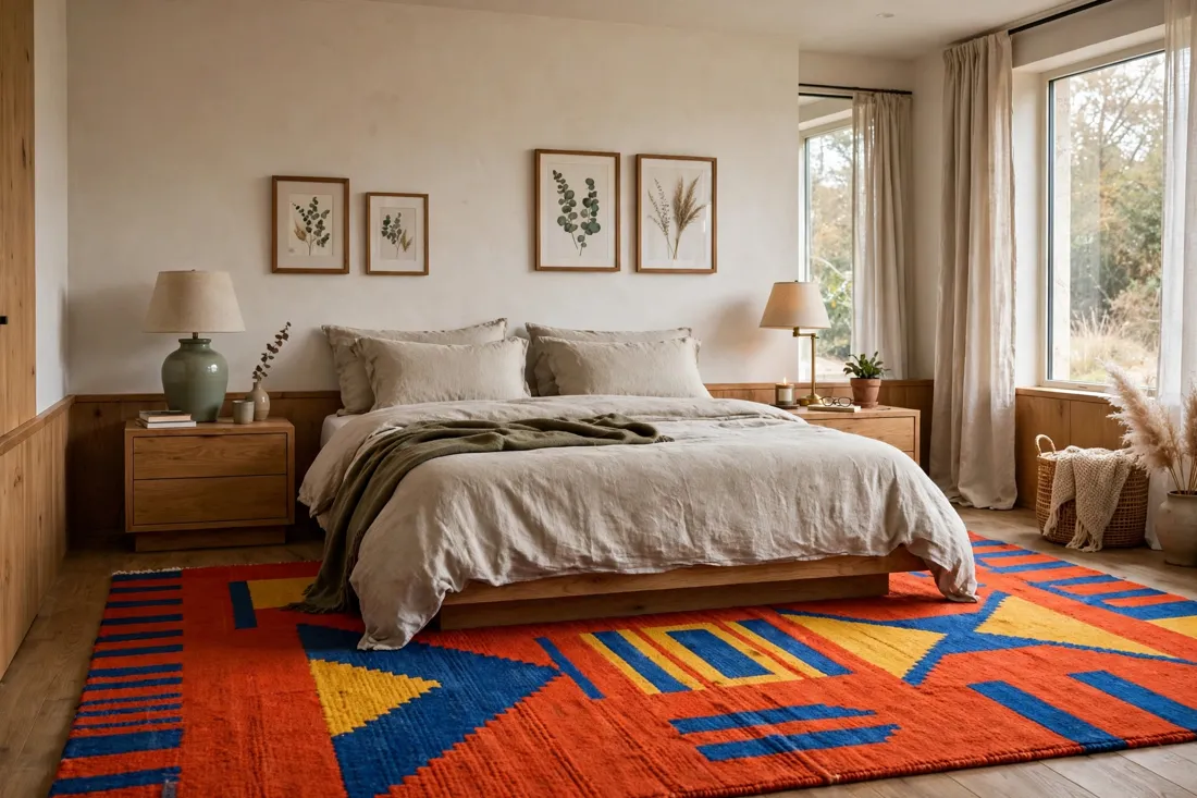 Bold rug color