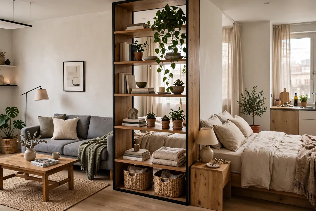 Furniture divider layout