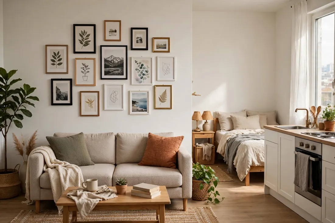 Budget gallery wall