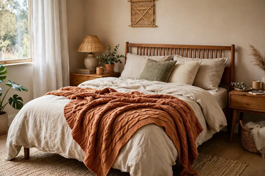 Cozy throw blanket