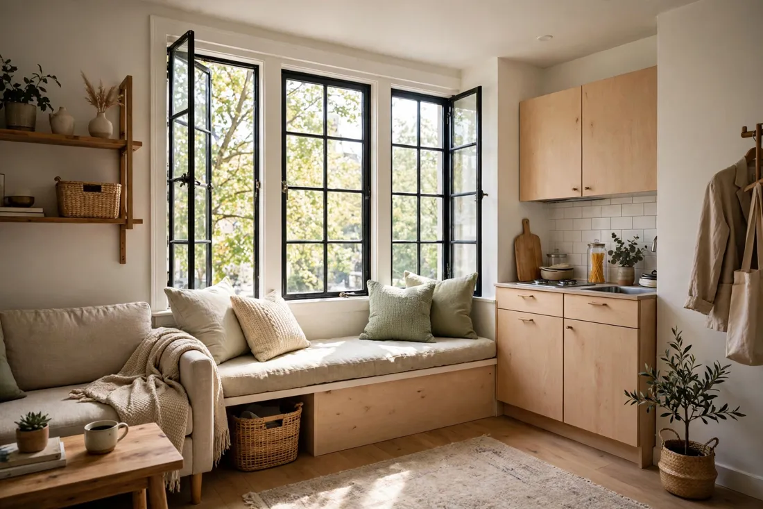 Bright window seat