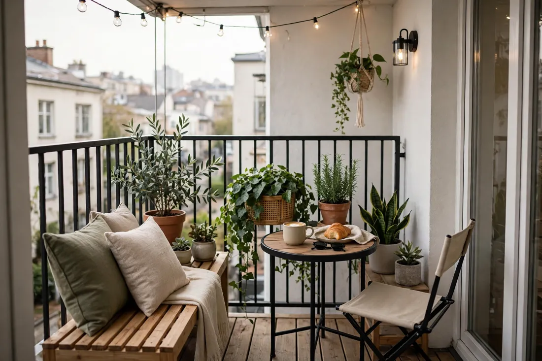 Small apartment balcony design