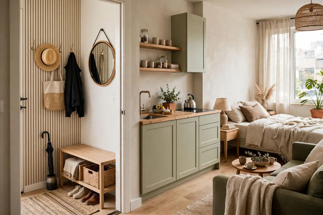 Studio entryway