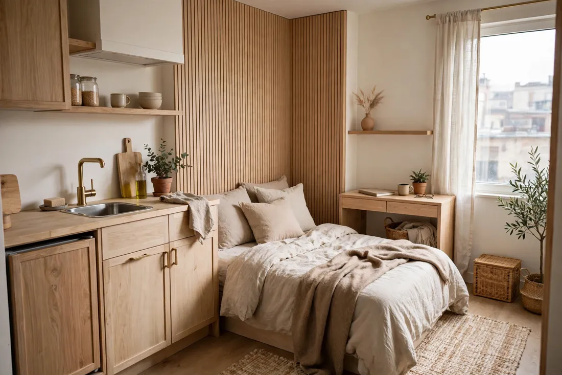 Light wood tones