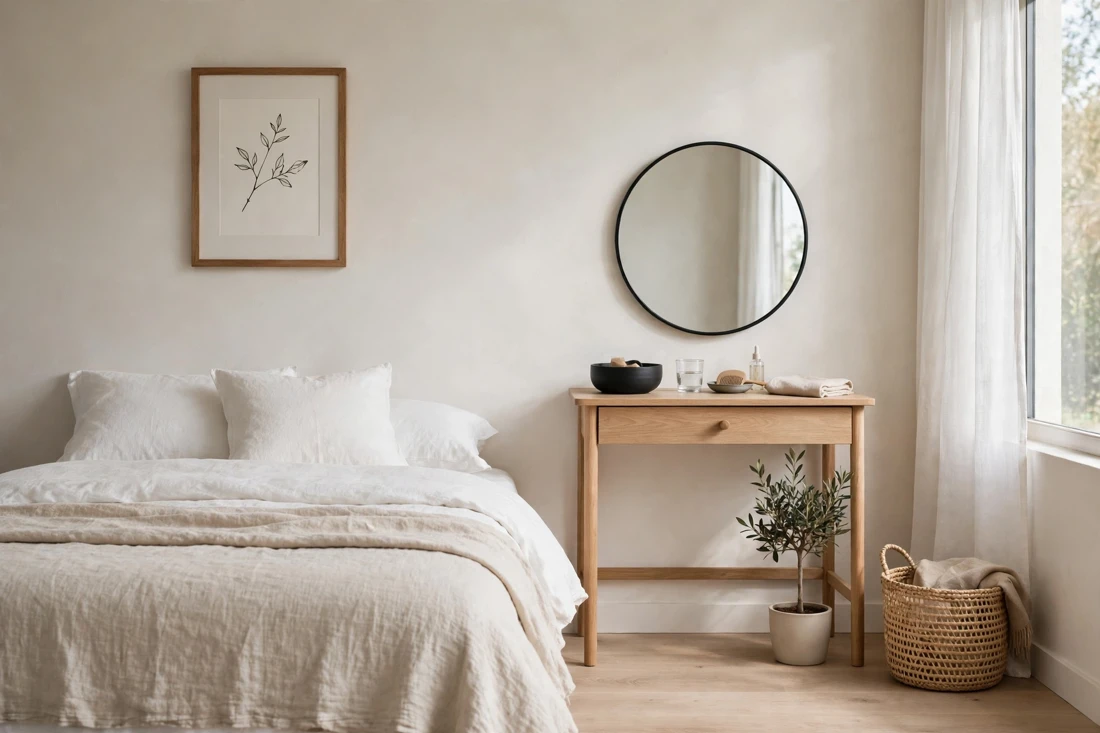 Minimalist vanity