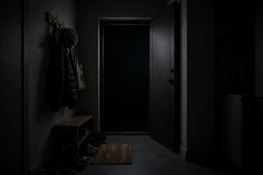 Studio apartment forgetting entry lighting mistake