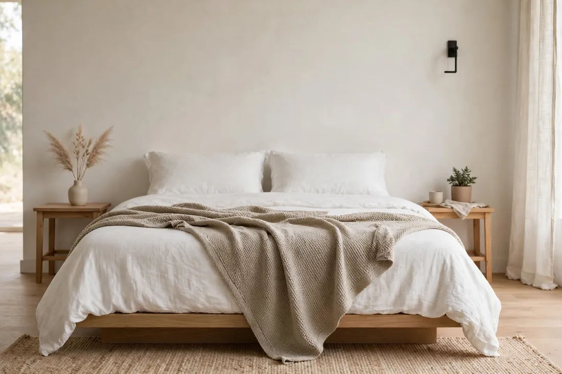 Minimalist throw blanket