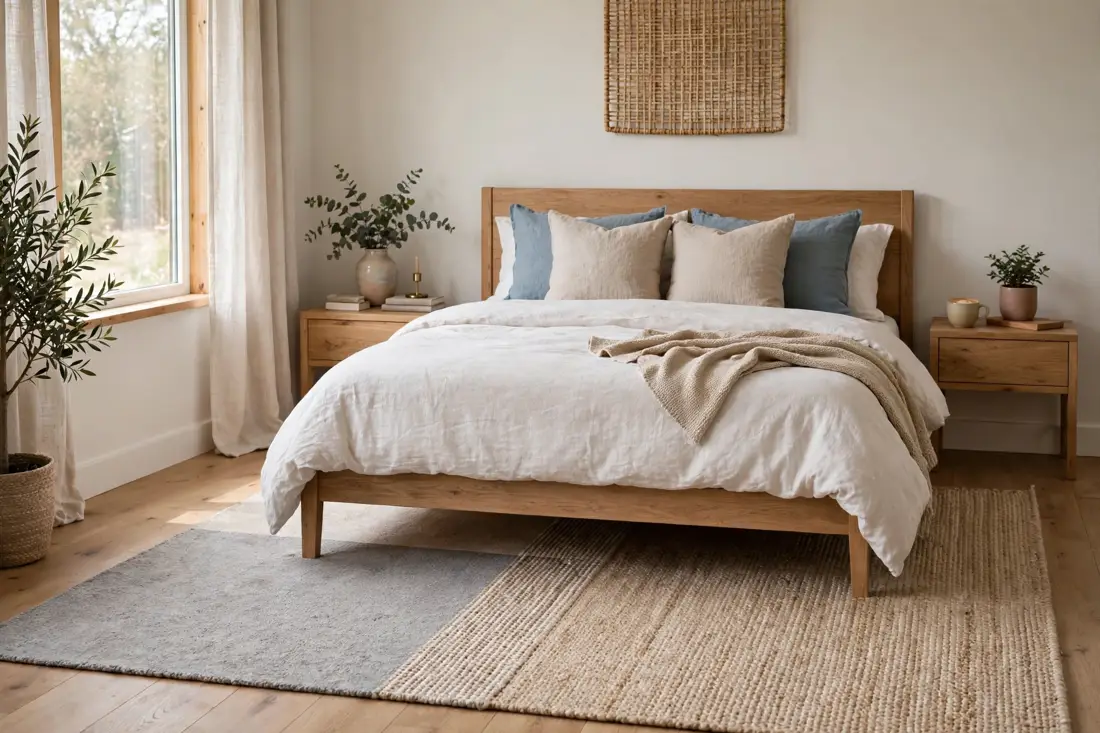 Two-tone rug color
