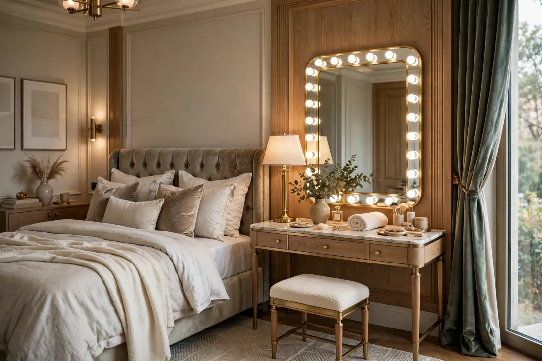 Luxury vanity mirror
